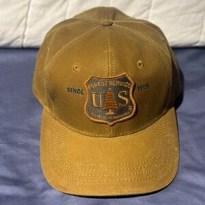 Rare authentic Filson USFS Tin Cloth Hat
